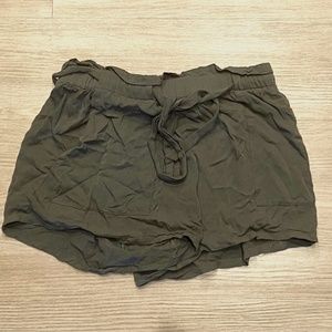Know One Cares Olive Shorts Size M